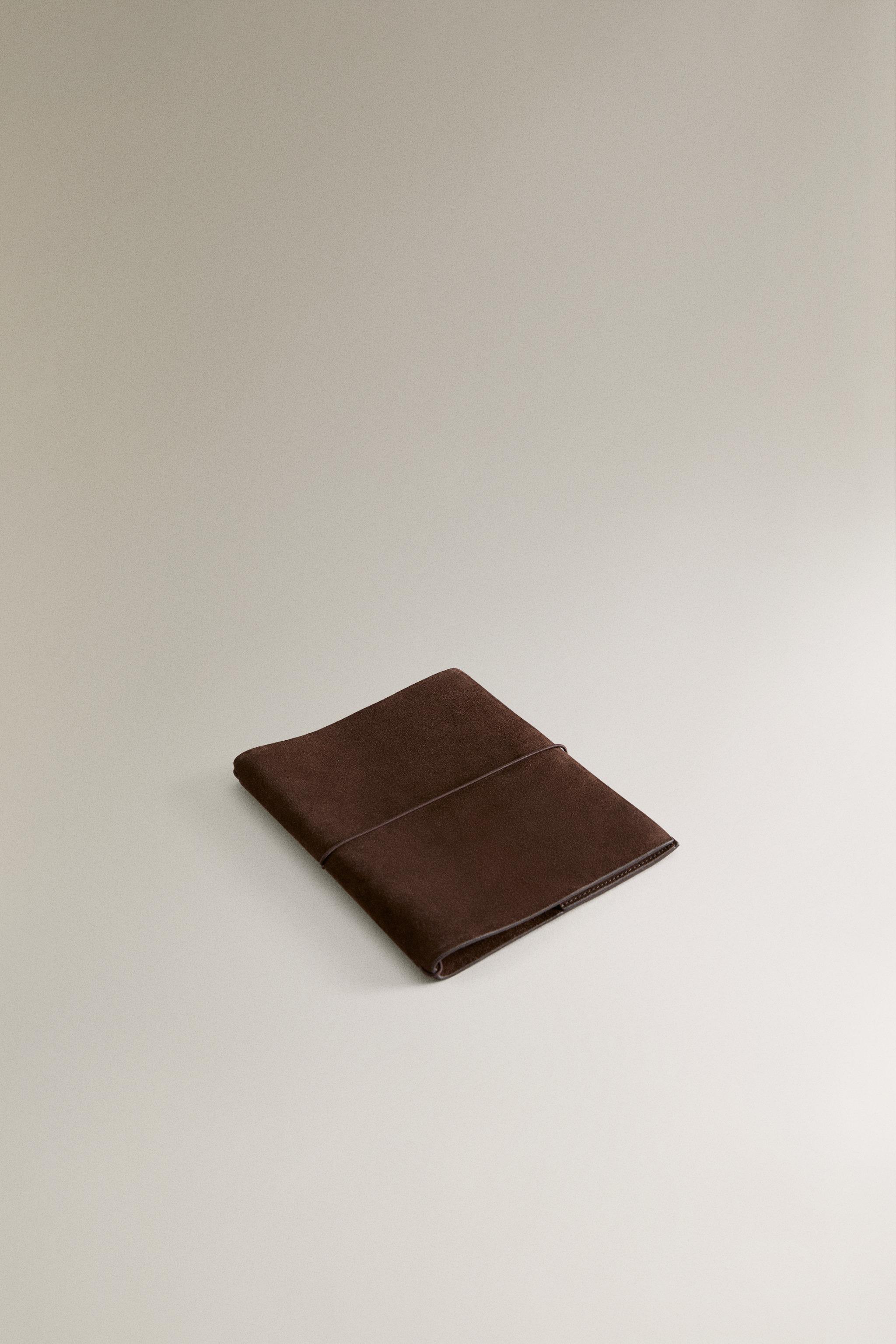 HOUSSE DE LIVRE CUIR CROÛTE DE CUIR